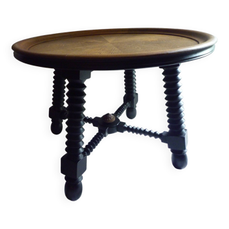 Table basse ronde vintage