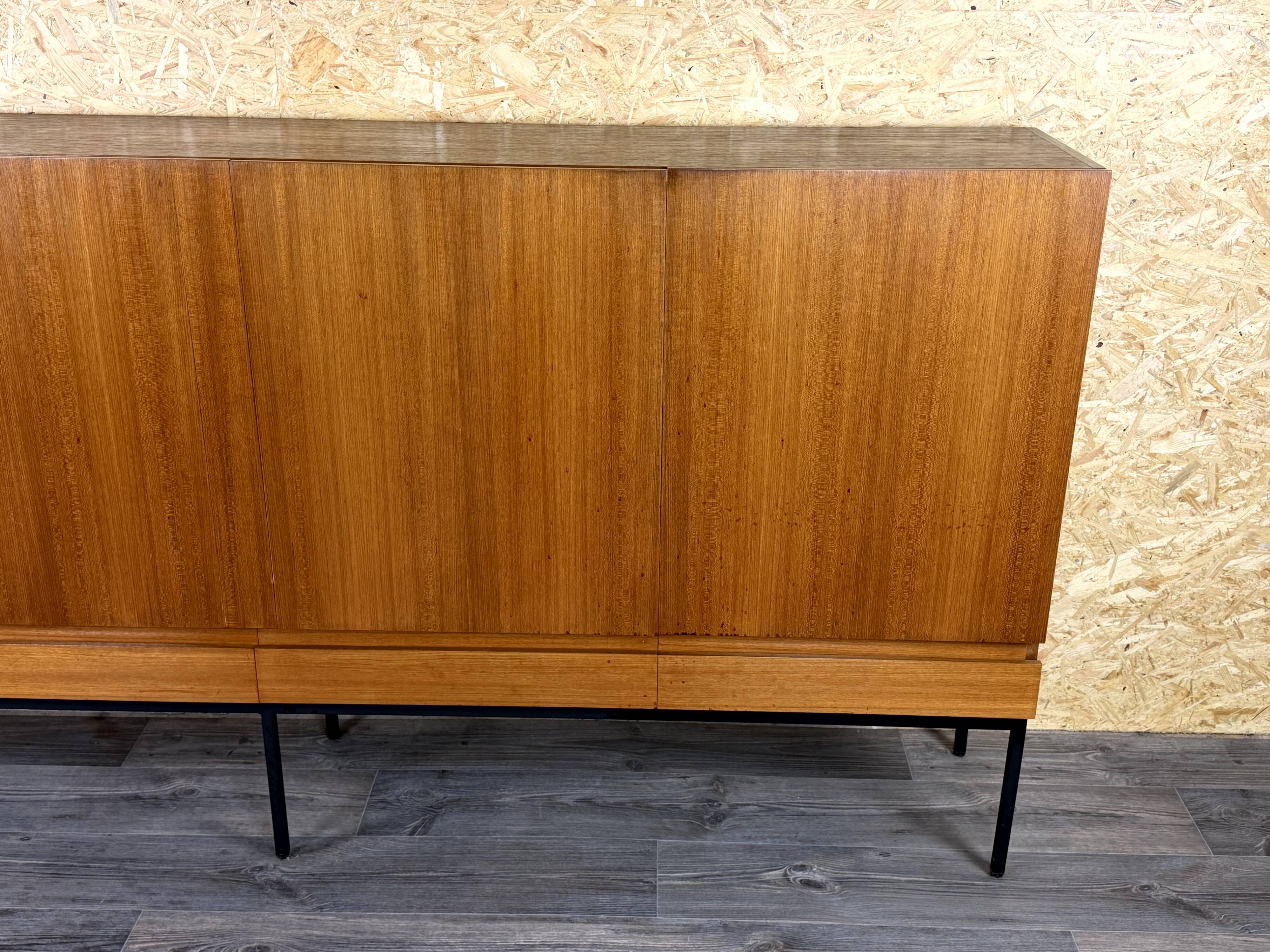 Buffet haut B60 en teck par Dieter Waeckerlin pour Behr, années 1960-1970