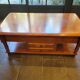 Cocktail coffee table in cherry wood