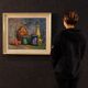 Italian still life painting in impressionist style