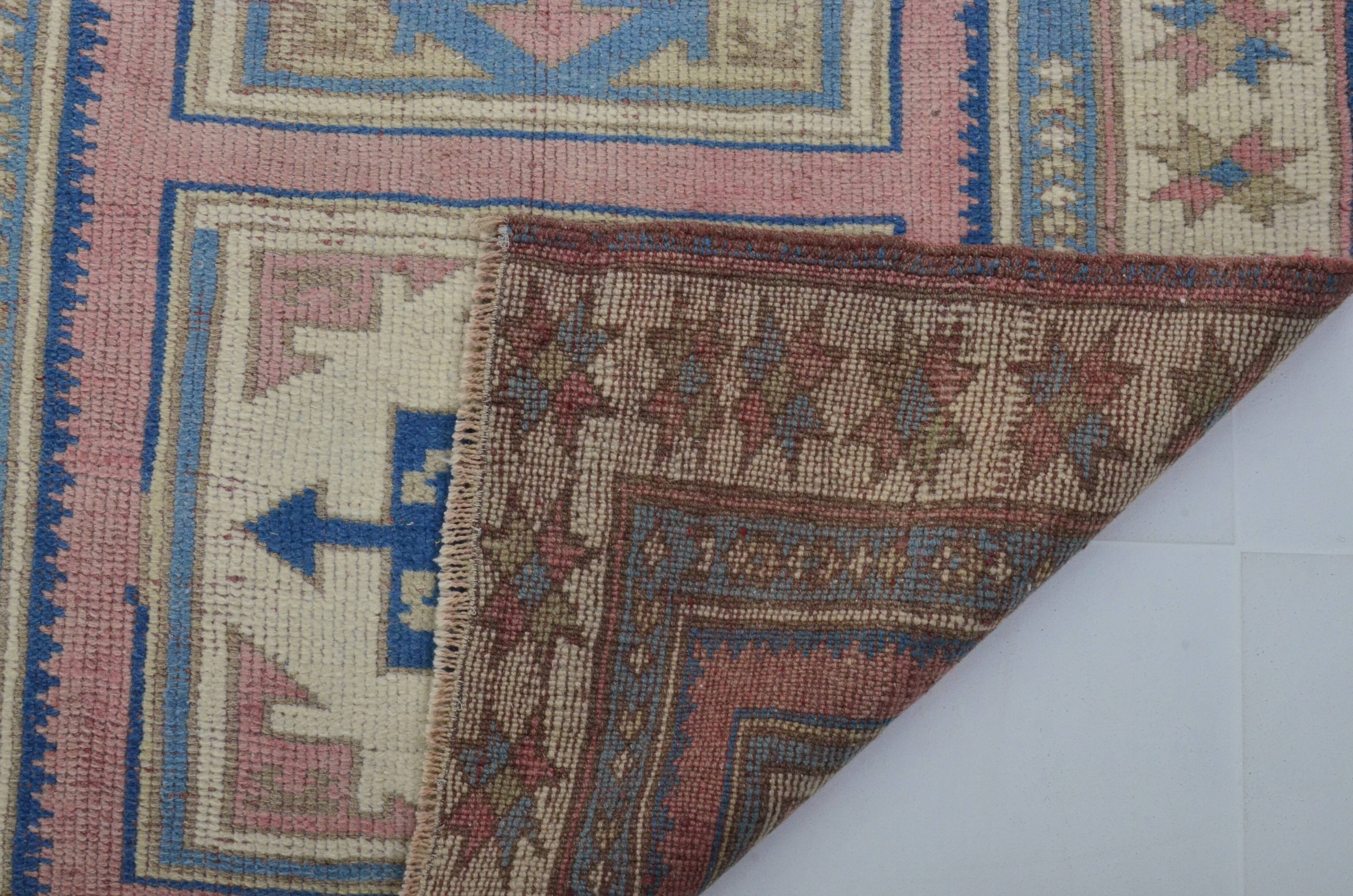 Vintage Oushak Runner Rug sku 3540