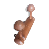 Vintage wall coat rack