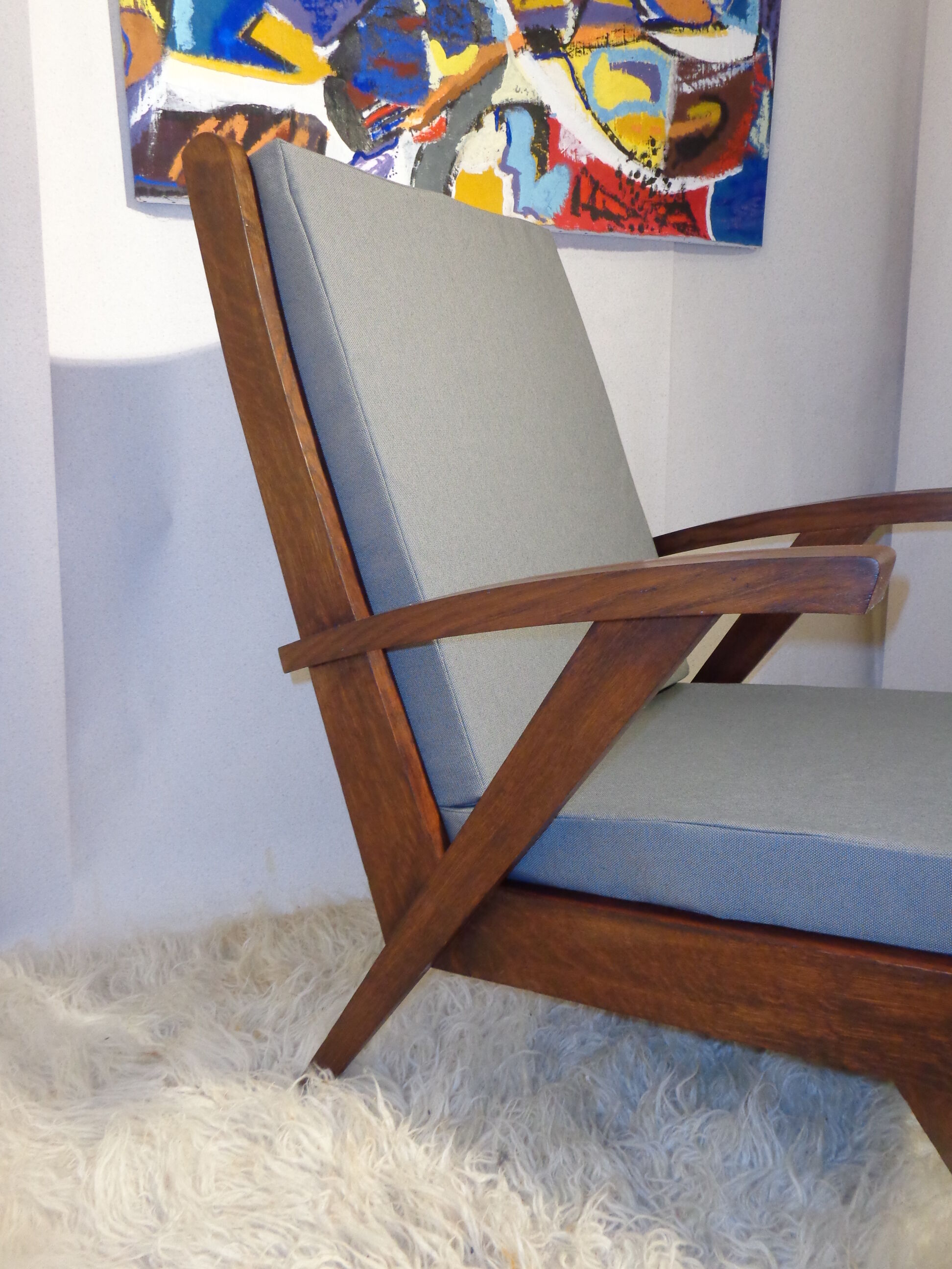Scandinavian 50s vintage armchair
