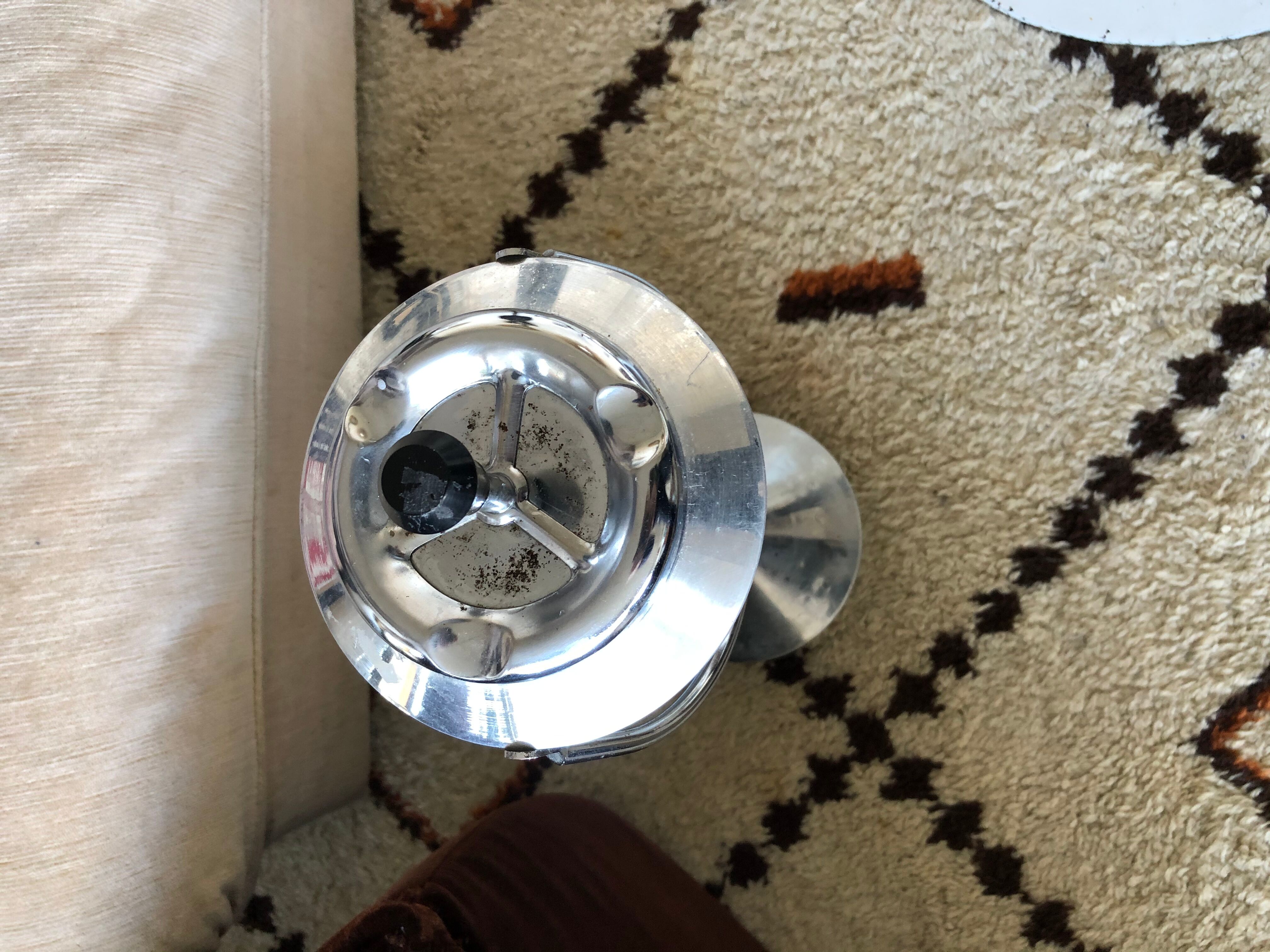 70s standing ashtray