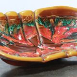 Large ceramic dish shell style Vallauris