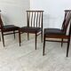 Chaises de salle à manger scandinaves, années 1960, Ensemble de 3