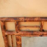 Vintage bamboo mirror