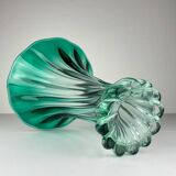 Vintage green Murano vase, Italy, 1970s