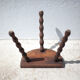 Tabouret tripode, bois