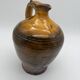Yellow glazed terracotta pitcher, Spain, 19th century