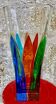 Multicolor vase signed cc zecchin - size xxl