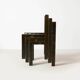 1 of 30 Wilkhahn stackable dining chair, green stained wood, Germany, 1970s