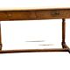 Louis XVI style flat desk in solid oak 19th century