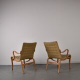 Mina lounge Chairs by Bruno Mathsson for Mathsson international