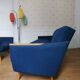 Duo 1 sofa daybed 1 club chair year 50 60 blue