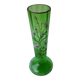 Enamelled glass vase