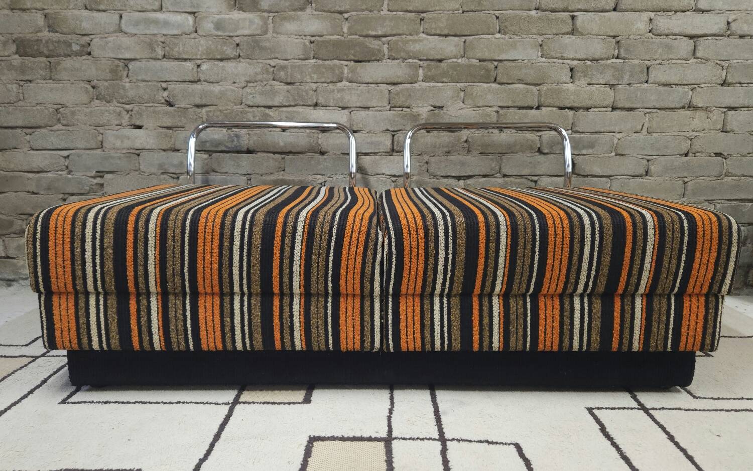 Daybed canapé modulable 1970 vintage
