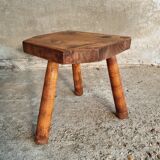 Brocante stool 3-legged plant table