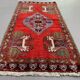 Small Vintage Turkish Rug 101x52 cm, Short Runner, Tribal, Shabby Chic