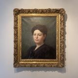 Portrait d’une jeune femme, signé H Mouthier (1880-1975)et daté 1907