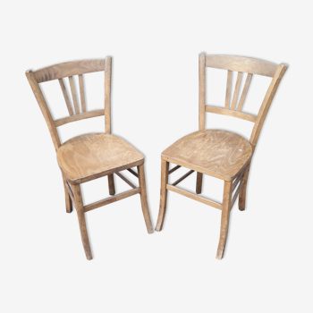 Paire de chaises bistrot