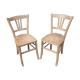 Pair of bistro chairs