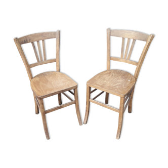 Paire de chaises bistrot