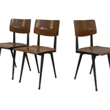 Set of four school chairs, Marko Holland  1960