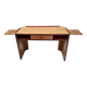 Art Deco desk in walnut, birch and beech, Brianza, Italy