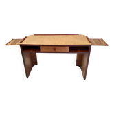 Bureau Art Déco en noyer, bouleau et hêtre, Brianza, Italie