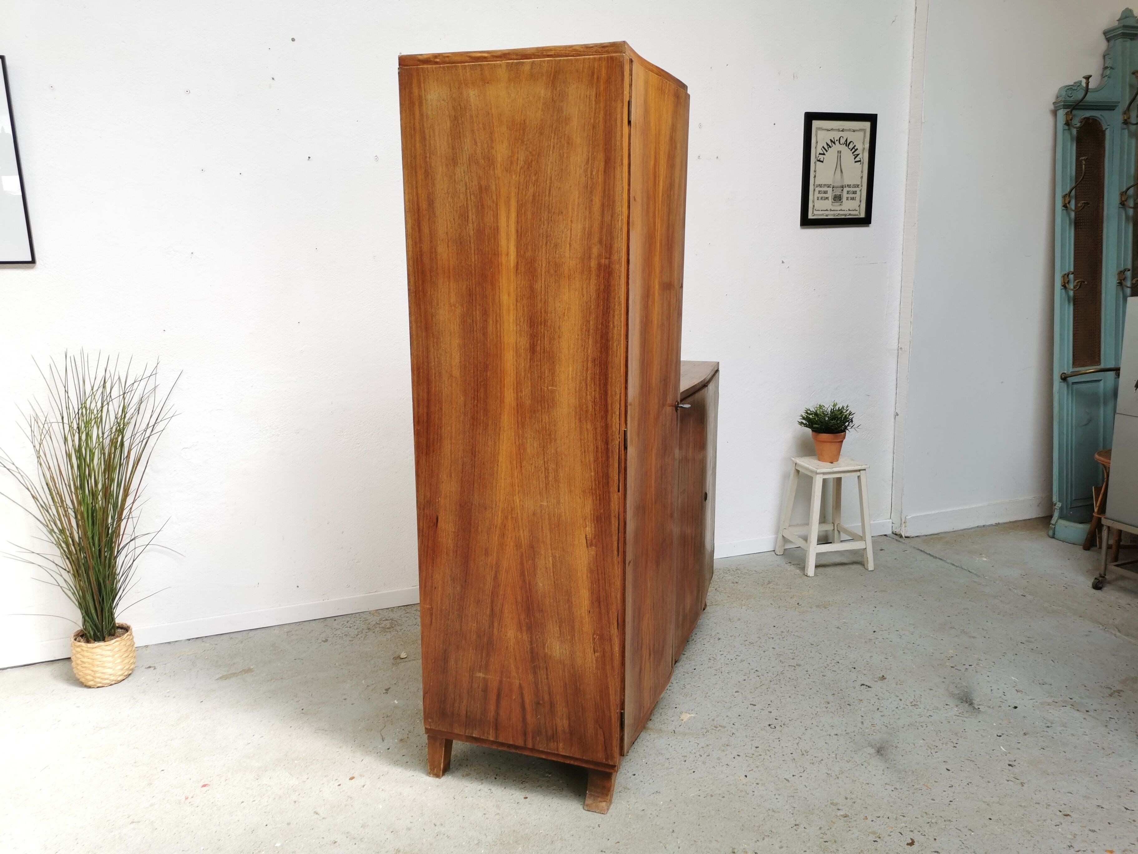 Vintage asymmetrical wardrobe