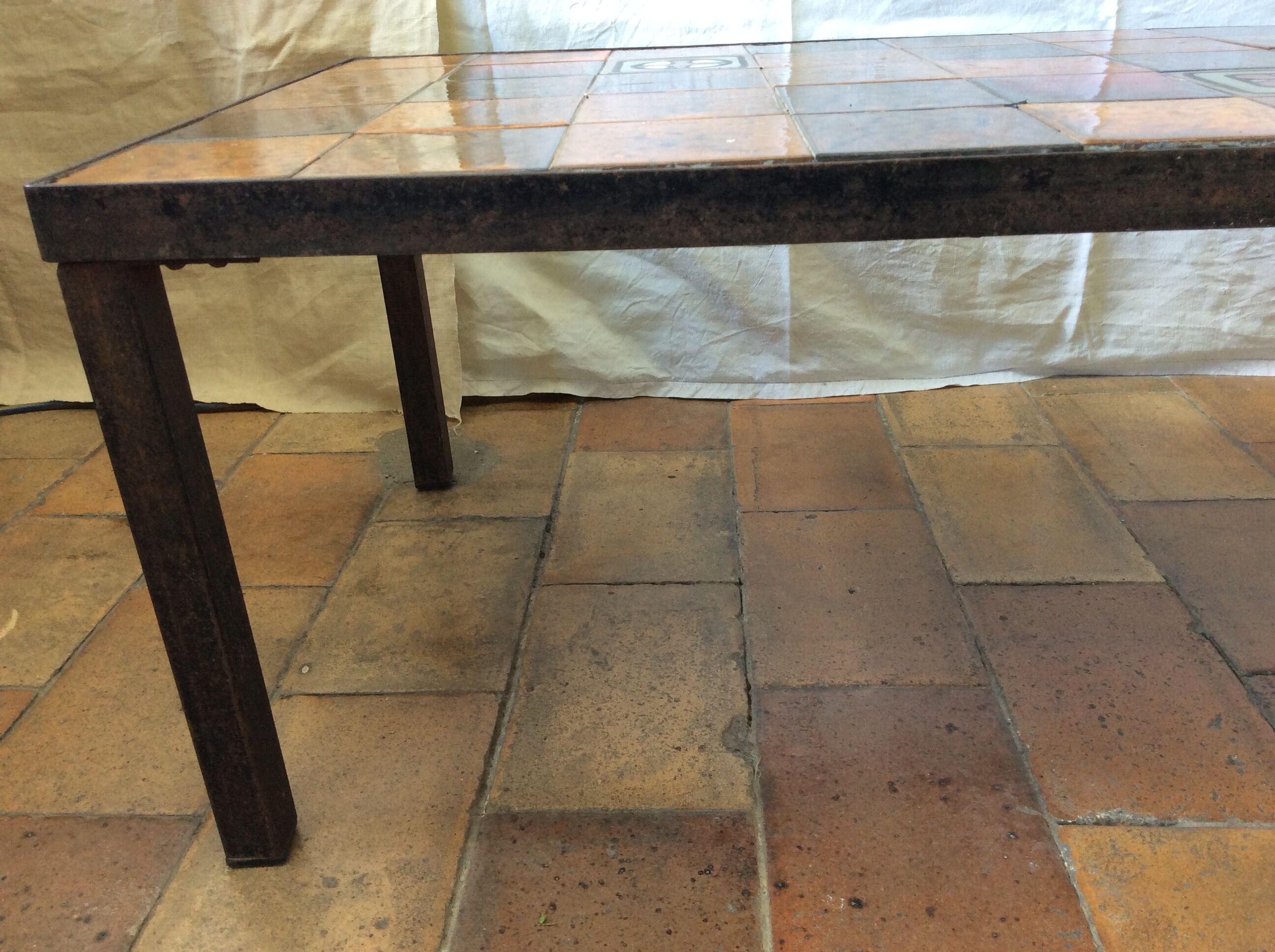 Vintage ceramic coffee table