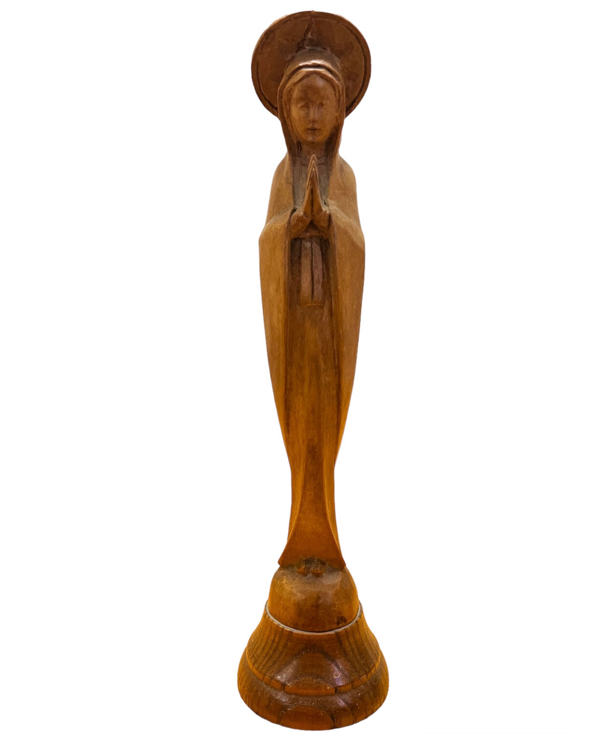 Virgin Mary statuette vintage 1970