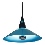 Post-modern suspension lamp Memphis metal & plastic design Brilliant 1980s