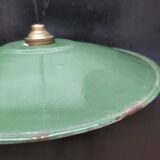 Enameled sheet metal pendant lights