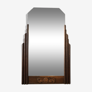 Art Deco mirror to be installed or suspended  42x67cm