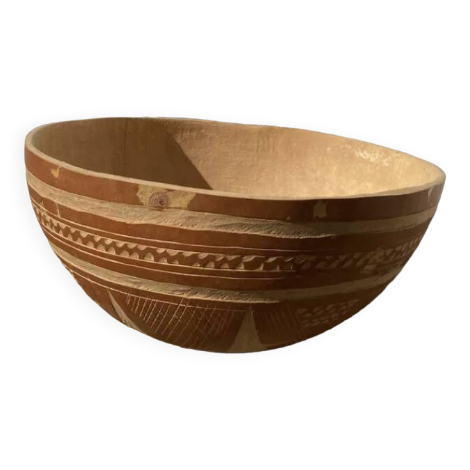 Empty ethnic Tuareg calabash pocket