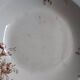 Large deep plate Terre de fer Gien Autumn