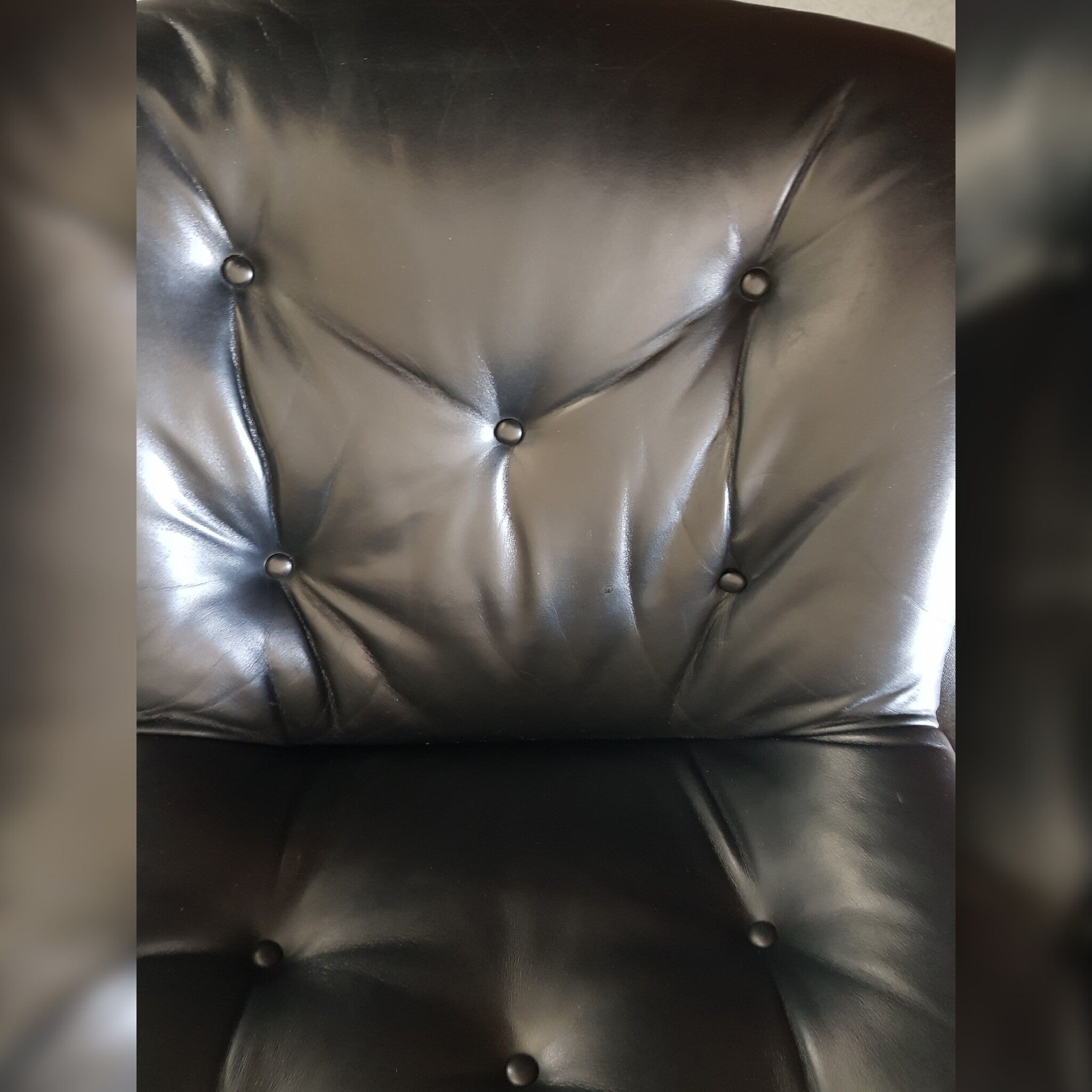 1970 leather office chair