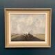 Original Mid Century Swedish Oil on Canvas – Tractor by Evert Färhm