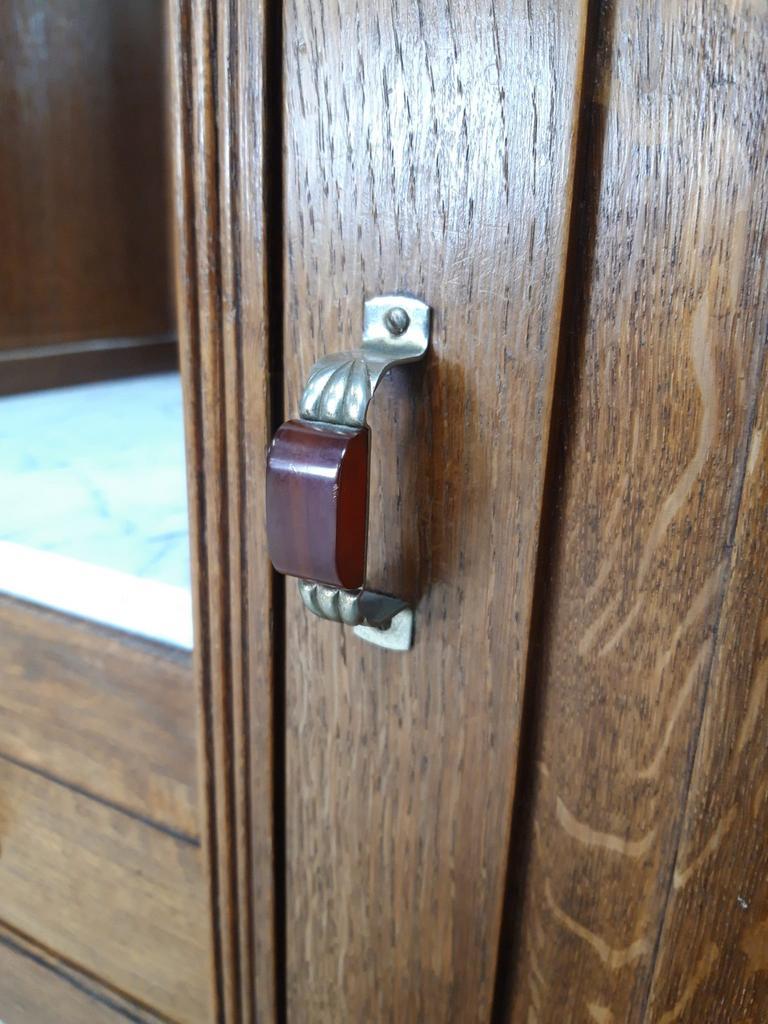Vintage art deco cabinet with mirror