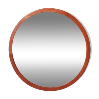 Round Mirror - Teak Frame - Scandinavian 4.5