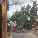Old large gilded mirror