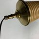 Italian adjustable floor lamp in pencil reed bamboo rattan and brass, 1970s