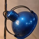 Lampadaire réglable en métal bleu