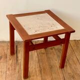 Scandinavian travertine coffee table