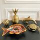 Fish trinket bowl signed Vallauris