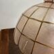 Mother-of-pearl and brass pendant light, 1970s