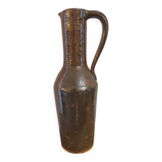Large glazed stoneware pitcher