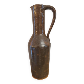 Large glazed stoneware pitcher